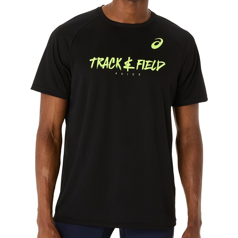ASICS T&F Graphic Tee Men's Sports Running T-shirts Casual AsiaFit  2091A750001