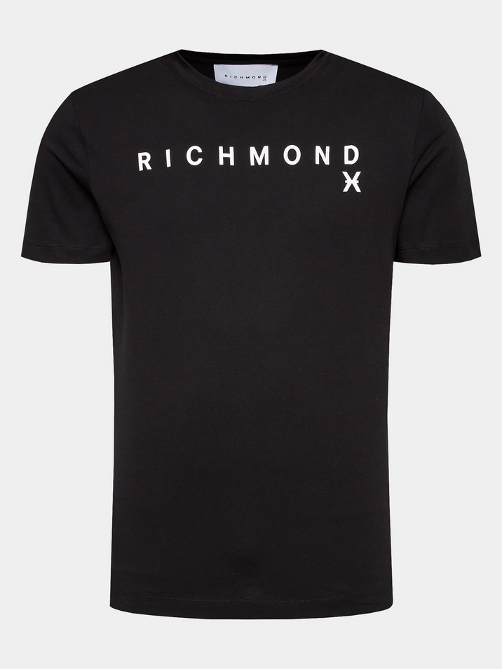 MAGLIA T SHIRT MAGLIE UOMO RICHMOND X UMA23082TS COTONE NERO