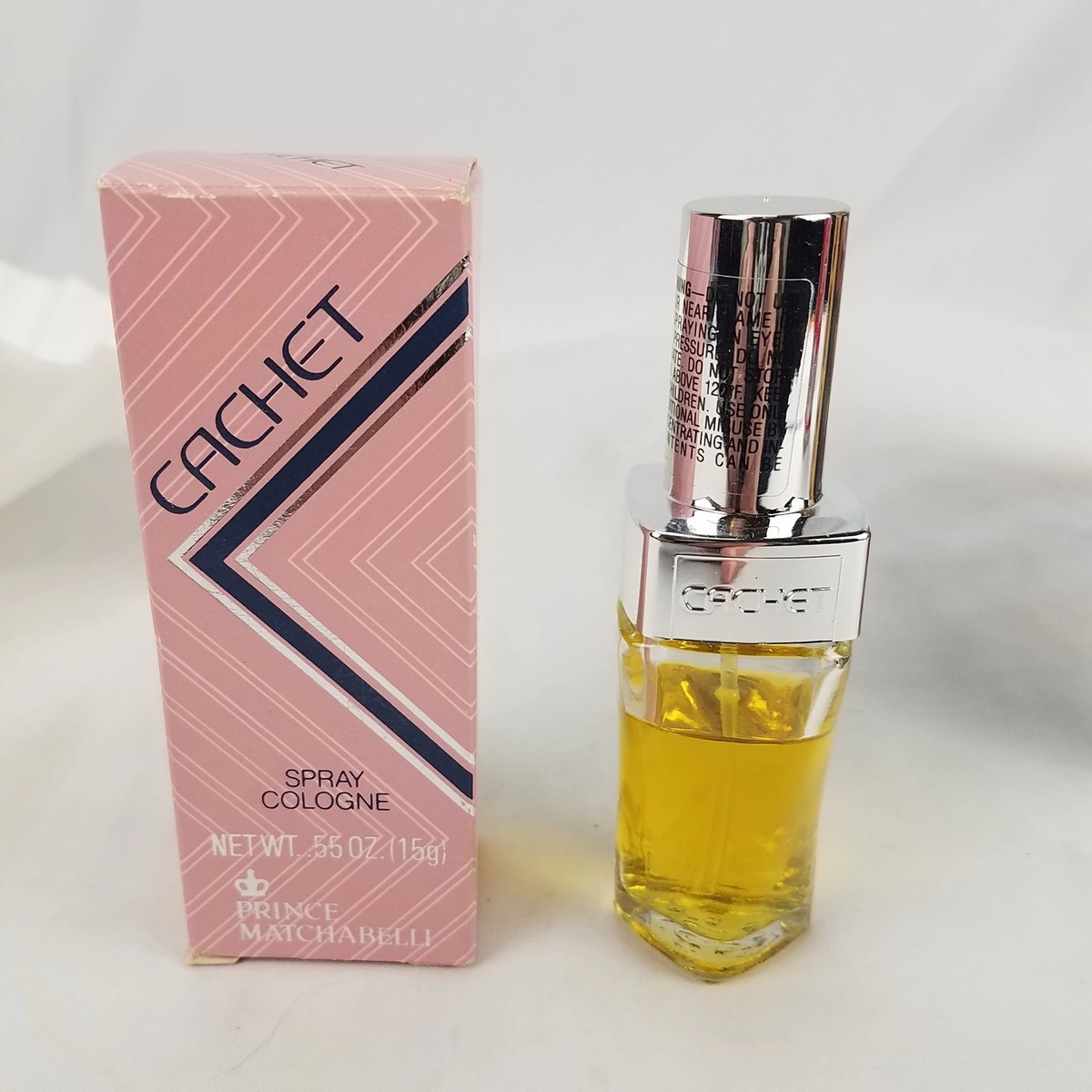 Vintage CACHET Spray Cologne Perfume Prince Matchabelli 0.55 oz 75