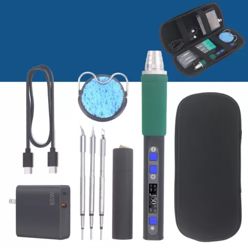 WEP 928D-IV tragbare Lötkolbenstation USB-Ladegerät Komplettset