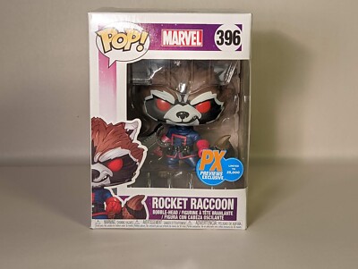 Funko Pop! Rocket Racoon 396 Marvel Bobble Head PX Exclusive