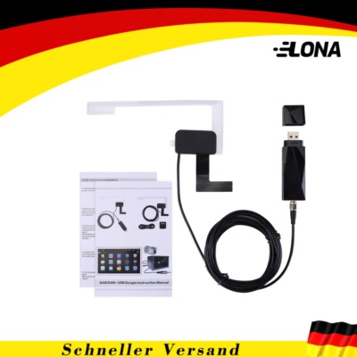 Auto USB Android DAB+ Auto Radio Adapter Digital Tuner Audio Empfänger Antenne