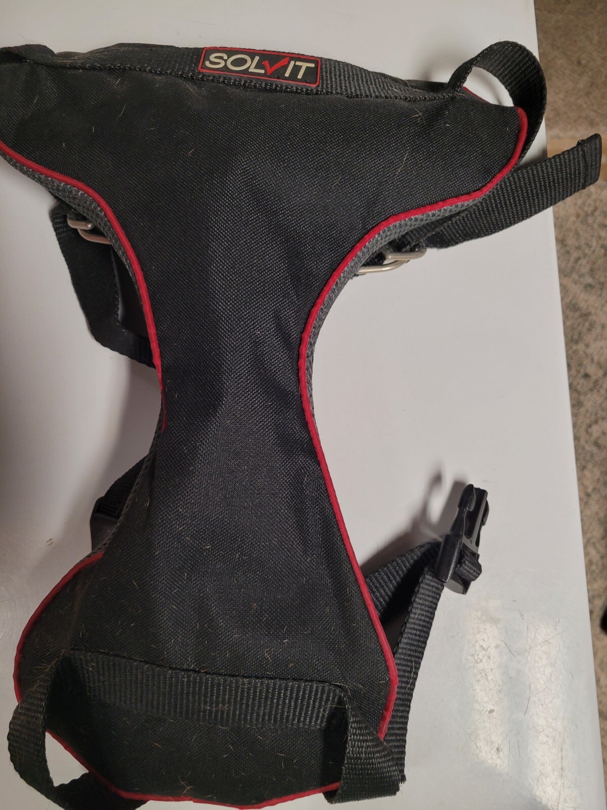 Dog Safety Harness Solvit Products Deluxe Car Black Medium 2055 lbs