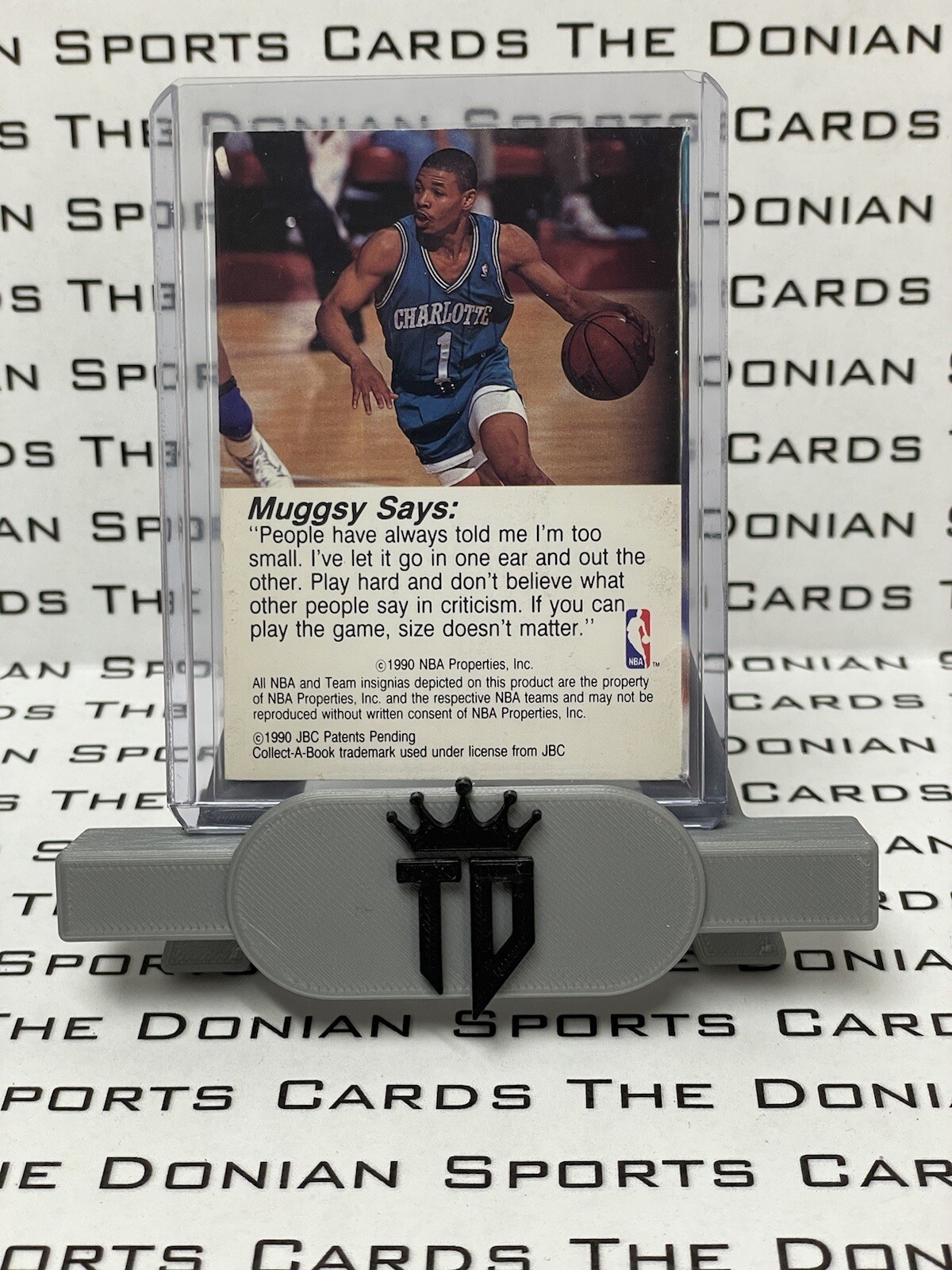 Muggsy Bogues 1990 NBA Hoops Collect a Book # 26: Charlotte Hornets | eBay