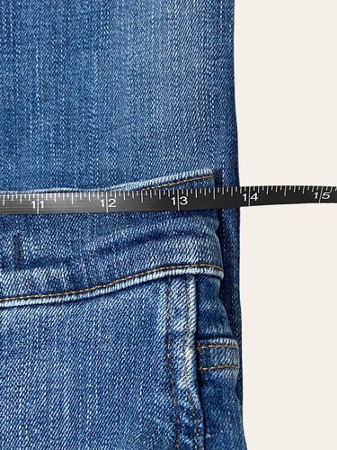 Madewell Jeans 9" High Rise Skinny Raw Hem Stretch Distressed Women's 26 - Picture 17 of 17