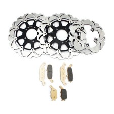 For Suzuki SV 650 S SV650S 2003-2015 SV650 2003-2010 Front Rear Brake Discs Pads