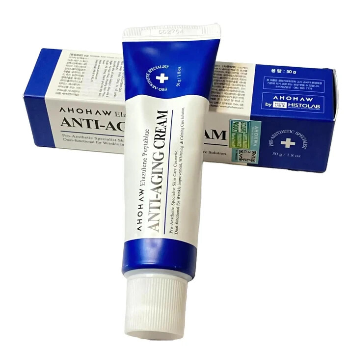 韓国コスメ　Elazulene Peptablue Cream 50g AHOHWA Elazulene Peptablue Anti-Aging Cream 50g | DODO SKIN