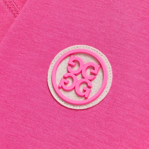 G/Fore Luxe Midlayer Quarter Zip Pullover Day Glo Pink Size Medium $155 - Picture 7 of 7