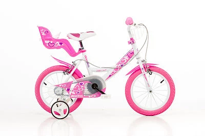 DINO BIKES 16 Zoll Kinderfahrrad164RN Mädchenfahrrad Kinderrad Fahrrad Spielrad