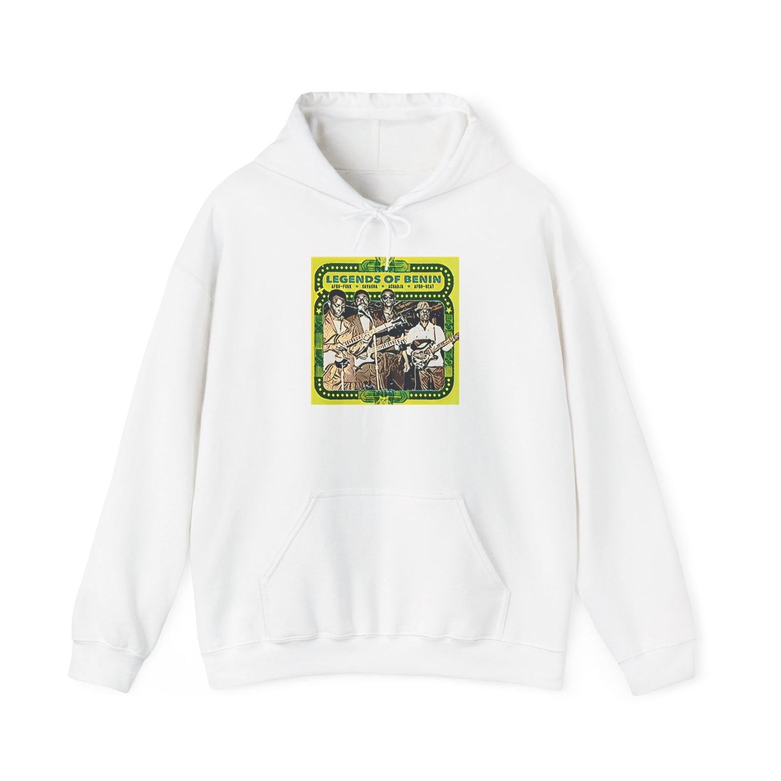 The Legends Of Benin Graphic Print Art LS Unisex Heavy Blend™ Hooded Sweatshirt