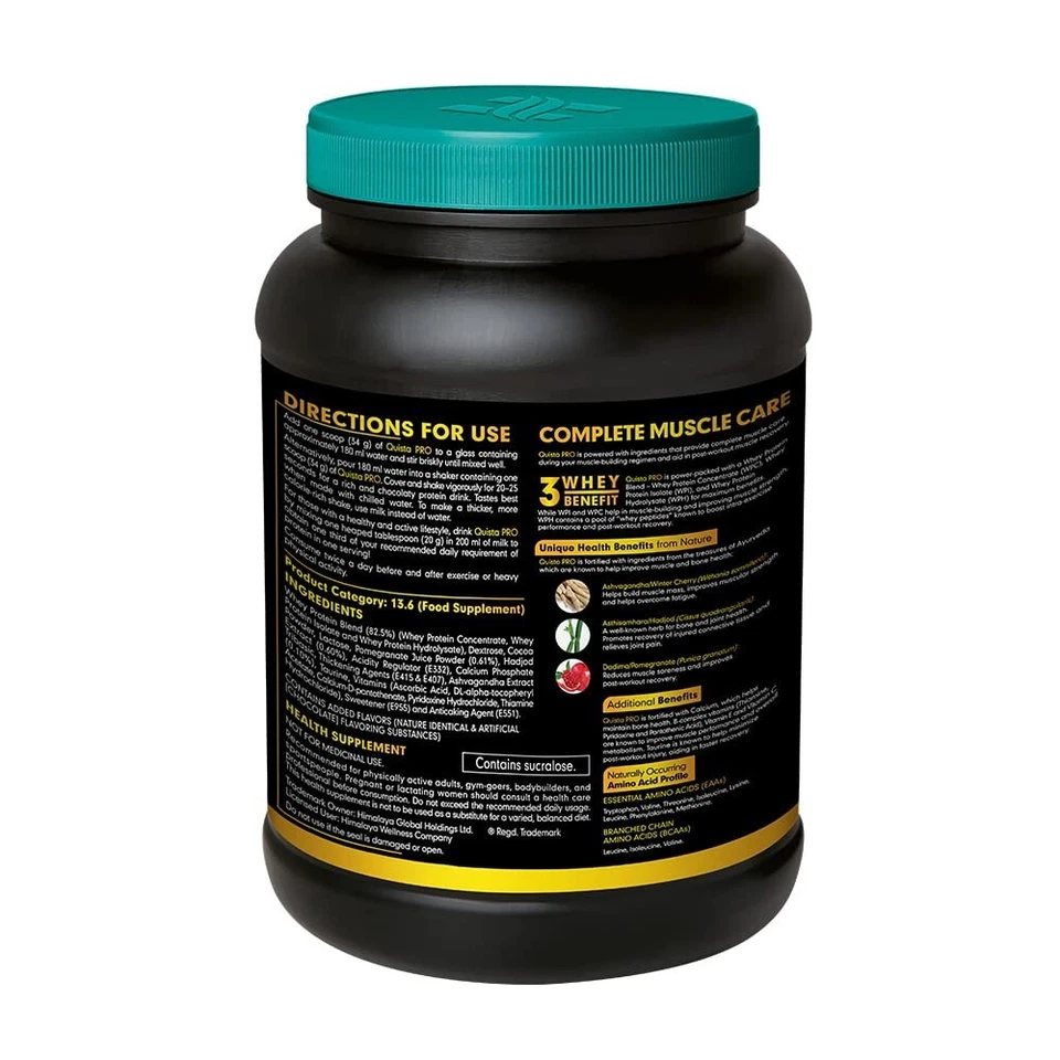 Himalaya Quista Pro Advanced Whey Protein 1kg chocolate Foto 2 de 4