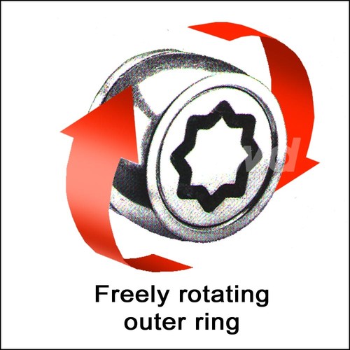 4x ALLOY WHEEL LOCKING NUTS MITSUBISHI PAJERO SHOGUN (M12x1.5) SECURITY LUG BOLT - Picture 7 of 9