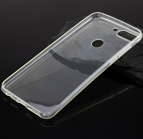 Huawei Y5 (2018) Y7 (2018) Hülle Silikon Tasche Case Schutz Cover +9H Glas Folie - Photo 2/10