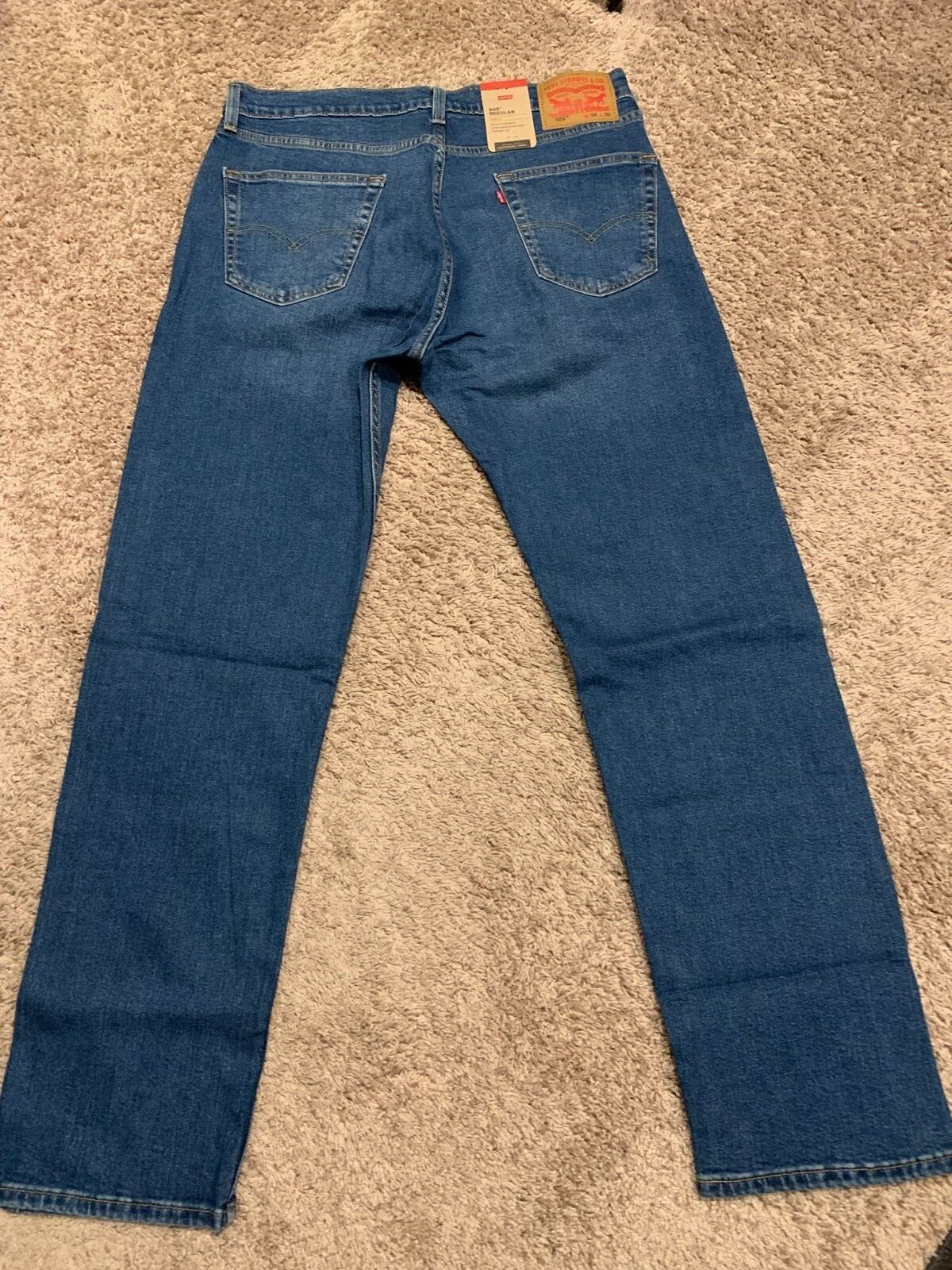 Levi's 505 Regular Fit Straight Leg Jean WStretch Men's Sizes RT$69.50 NWT 2601 thumbnail 3