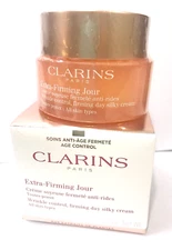 CLARINS SEALED Wrinkle Control Extra Firming JOUR Regenerating DAY Silky Cream