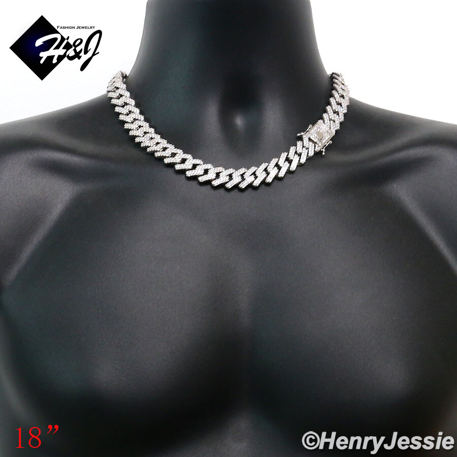 Collana Con Bracciale A Catena Cubana Ghiacciata Da 14 Mm Gioielli Hip Hop, Placcato In Oro, Completamente Ghiacciato, Stile 2024 Da 26,91 € | DHgate