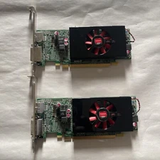 LOT OF 2 AMD Radeon 109-C55257-01_02 1GB PCI-Express Graphics Card C552