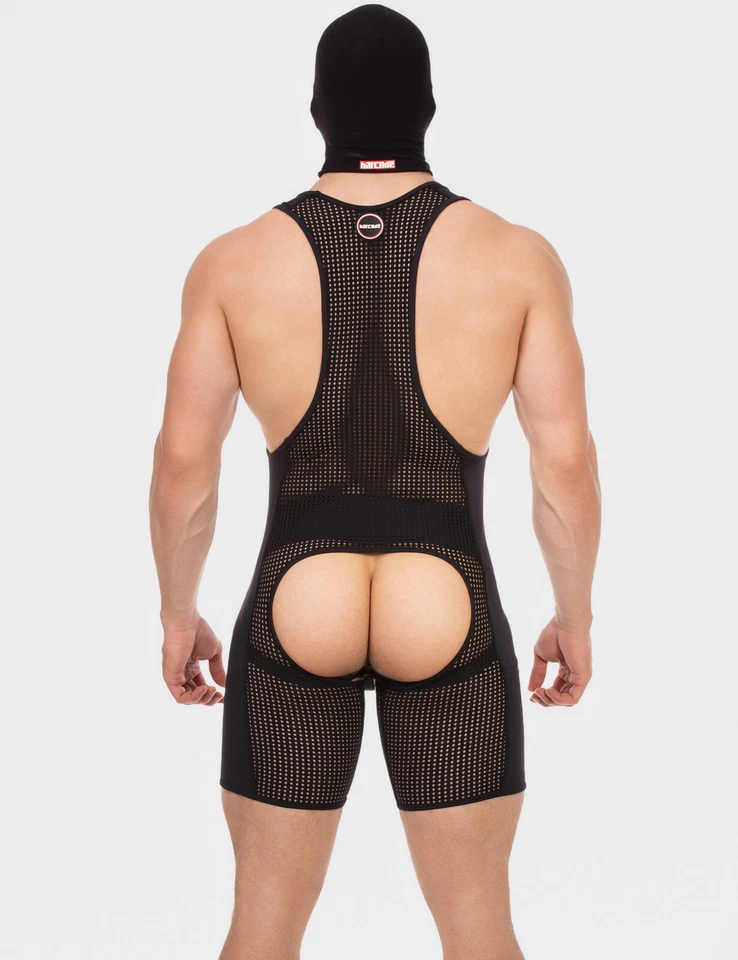 barcode Berlin - Face Maske TASE schwarz unisex 92478/100 gay sexy BRANDNEU - Bild 4 von 4