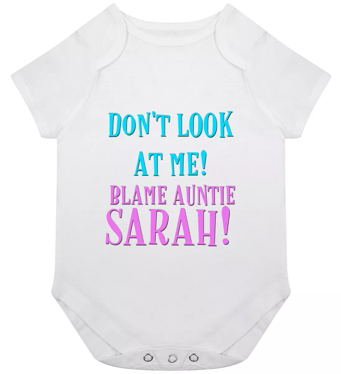 Personalised baby grows clearance ebay