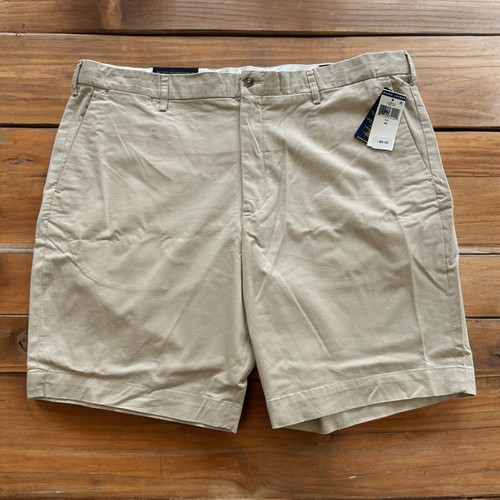 Polo Ralph Lauren Chino Shorts Men's 42 Beige Tan Stretch Classic Fit Summer