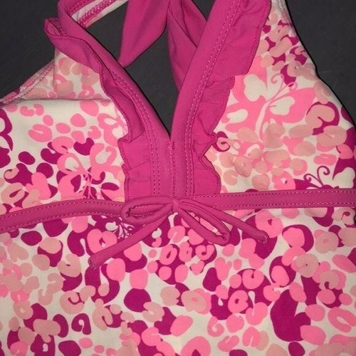 Joe Boxer Girl’s Vintage 90's Pink Tankini Swimsuit Top Bathing Suit Medium - Picture 5 of 6