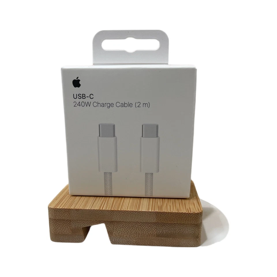 iPhone 16 Pro 2m / 6ft Genuine USB C To C Charge Cable Braided, Woven 240W. NEW - Image 2 of 4