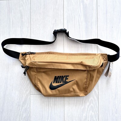 NIKE ボディバッグ BA5751-790 ブラウン NIKE TECH FANNY HIP WAIST PACK TRAVEL BELT ZIP BUM BAG BA5751 790