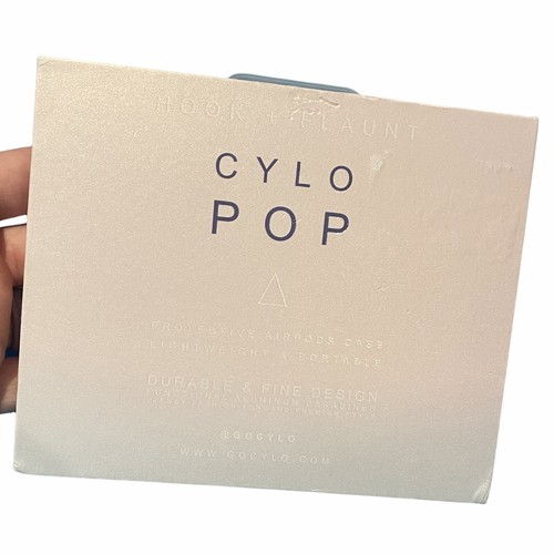 Estuche para AirPod Cylo Pop Affix It en amarillo con mosquetón gancho nuevo en caja - Imagen 3 de 3