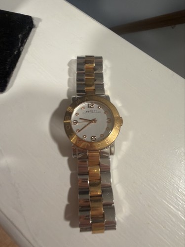 Marc by Marc Jacobs, Womens Two Tone Gold Quartz Watch MBM3194, Needs Battery