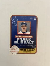 Frank Elissalt Custom Baseball Card New York Mets Drafted 2024 Nova Southeastern
