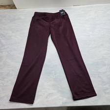 NWT - Boys Youth XL Burgandy Under Armour Fleece Pants With Pockets