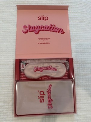 Silk Sleep  Mask in Soft Pink SLIP STAYCATION SET.