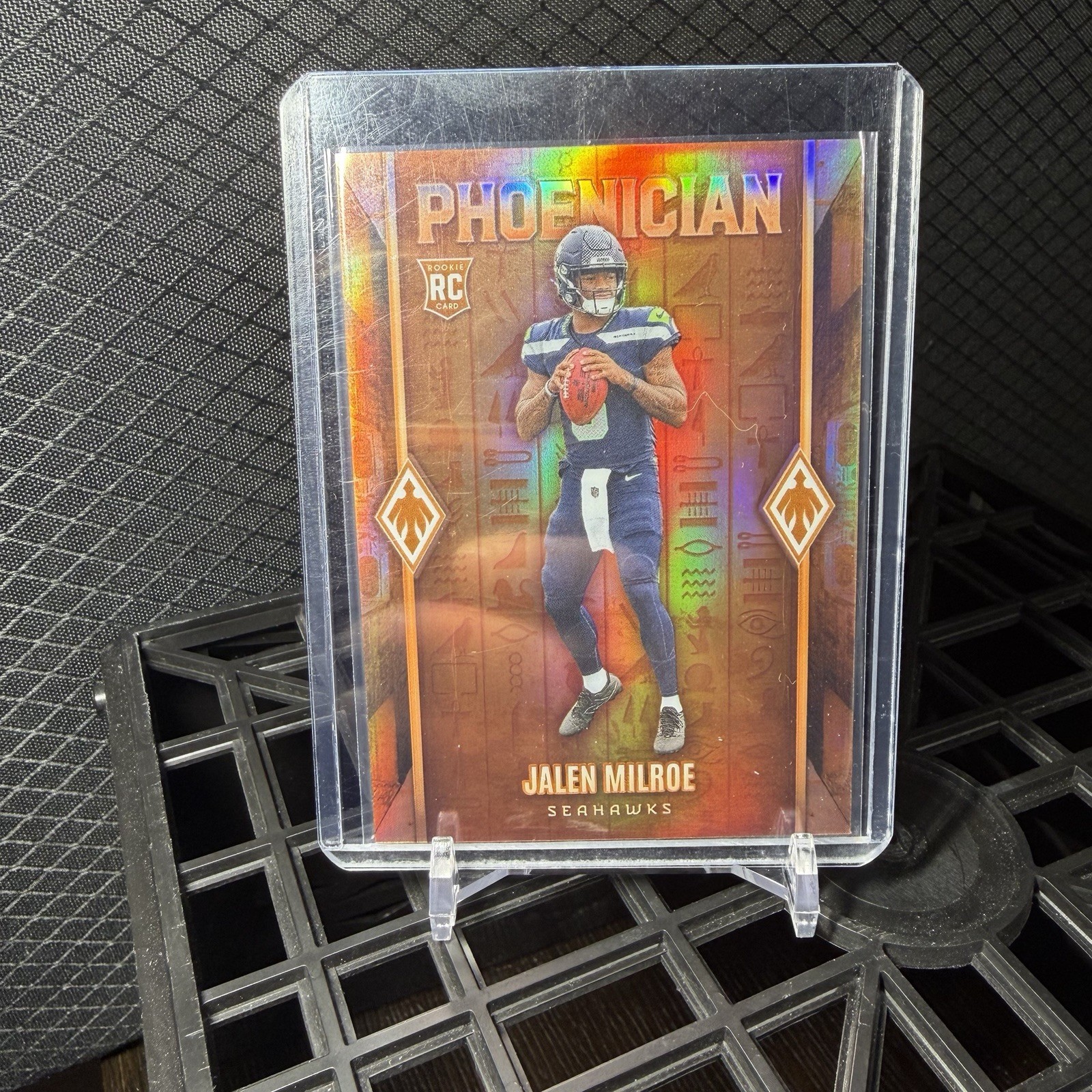 Jalen Milroe RC 2025 Panini Phoenix Phoenician Rookie #9 Seattle Seahawks