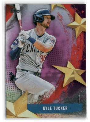 2025 Topps Stars of MLB Pink Foil Kyle Tucker #SMLB-63 Chicago Cubs Insert