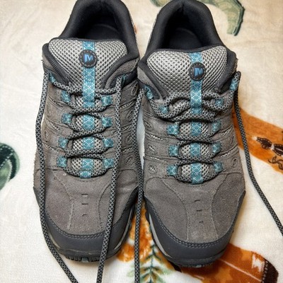 Merrell Crosslander 2 Lace Up Hiking Charcoal/Capri J599562 Woman s 6.5
