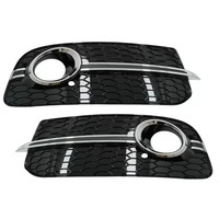 Nebellampe Abdeckungen FüR Audi Q5 SUV 8R Facelift 12-16 RS Look Schwarz Chrom