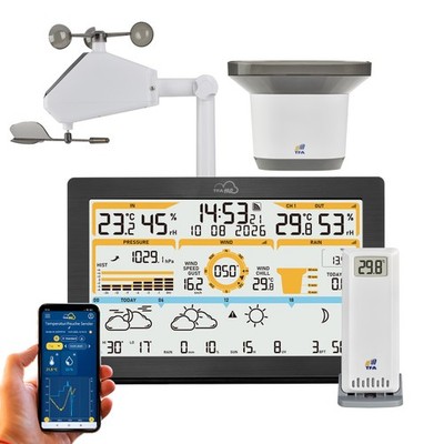 TFA 35.8106.01 WLAN Funk-Wetterstation TFA.me ID-05  Wettervorhersage wetter.com