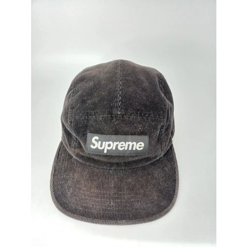 Casquette de camp suprême en velours côtelé