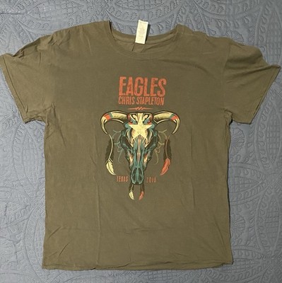 Gildan Eagles and Chris Stapleton 2018 Texas Concert Series Tshirt Size XL