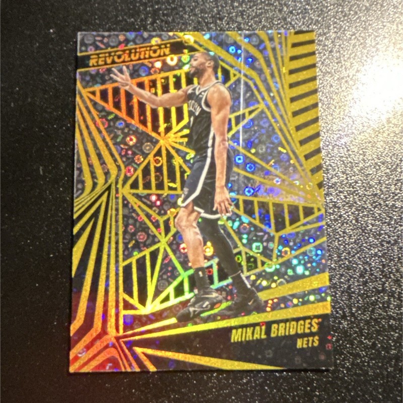 Panini 2023-24 Revolution Blizzard Parallel Mikal Bridges Nets #38 Insert