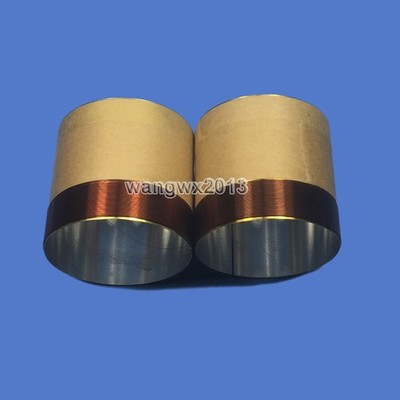 2x 51.5mm 8ohm 8Ω ASV Bass Speaker Voice Coil Woofer Sound Drive Repair 4-Layer 