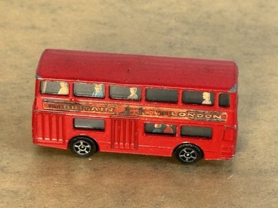 Corgi Juniors Diecast Daimler Fleetline Double Decker Bus Red Visit Britain H2