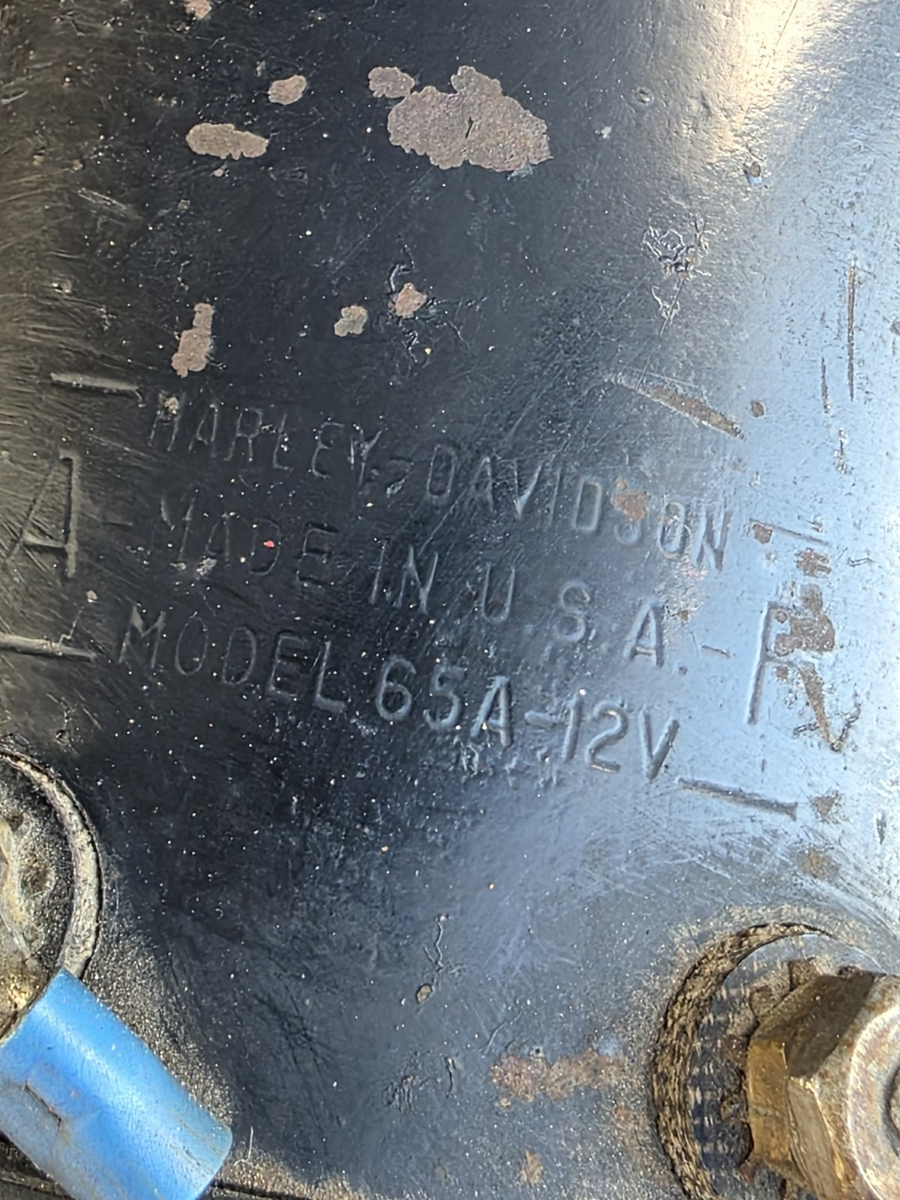 Harley-Davidson 12V Electric By Franks Generator Panhead