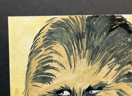 2015 Topps Star Wars JTTFA Chewbacca Sketch Card 1/1 By Jason Chalker - Picture 2 of 11