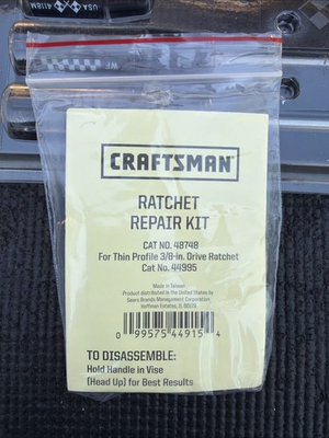 #ad #ad Sears Craftsman Nos Ratchet Repair Kit 48748 44995 3 8” Drive Thin Profile 84T $45.00