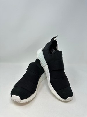 adidas Women's NMD R1 Running Sneakers GW5698 - US:9, Black/White, M2(C447T)