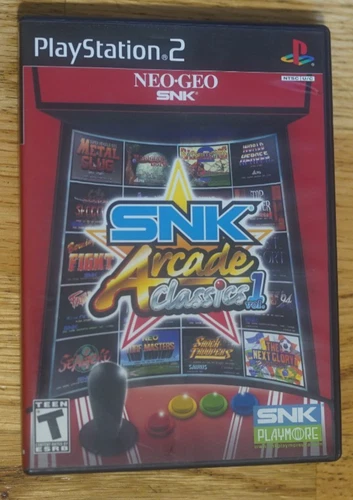 SNK Arcade Classics, Vol. 1 (Sony PlayStation 2, 2008) OPEN/USED