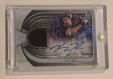2025 Bowman Chrome Kyle Teel Relic Patch 028 /150 AUTO Chicago White Sox