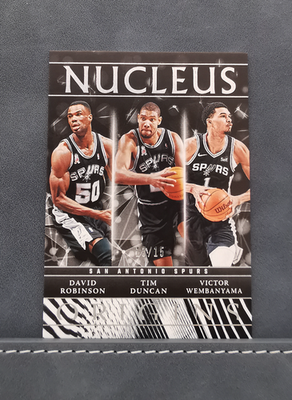 Victor Wembanyama 2024-25 Panini Origins Nucleus Robinson Duncan