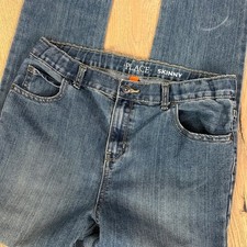 The Childrens Place Boys Skinny Jeans Size 16 Blue Denim Casual Everyday